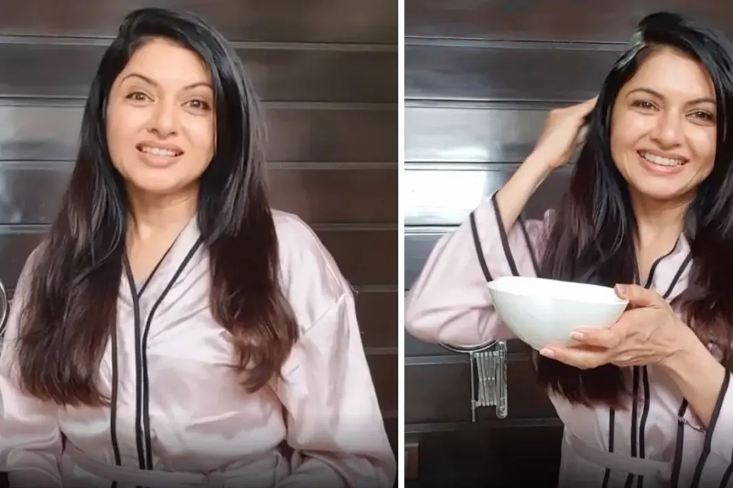 Bhagyashree's hair remedy Bhagyashree's hair remedy