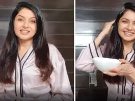 Bhagyashree's hair remedy