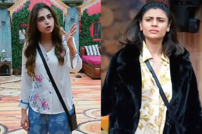 Bigg Boss 19 Malti Chahar and Farhana Bhatt Fight