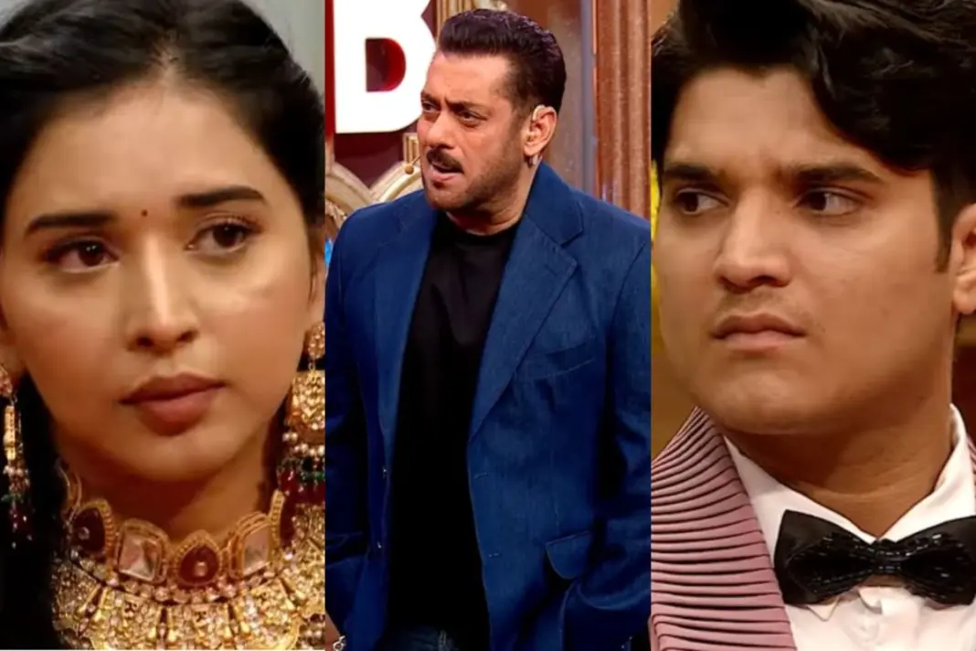 Bigg Boss 19 - Salman Khan, Tanya Mittal, Mridul Tiwari Bigg Boss 19 - Salman Khan, Tanya Mittal, Mridul Tiwari