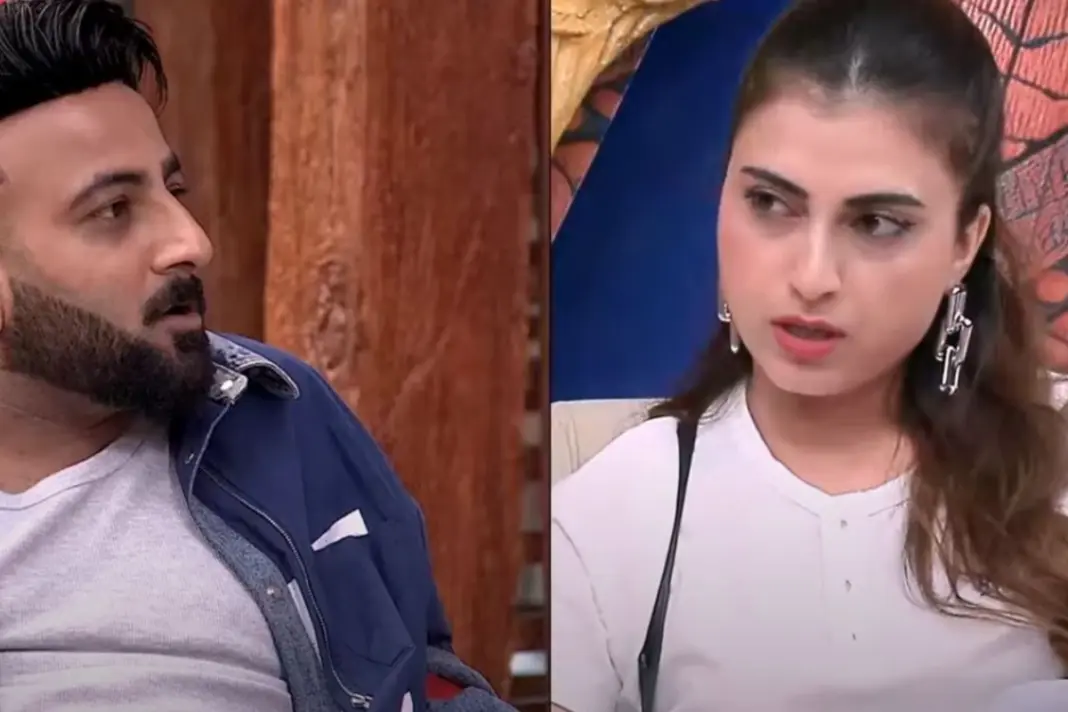 Bigg Boss 19 Shehbaz Badesha and Farhana Bhatt Fight