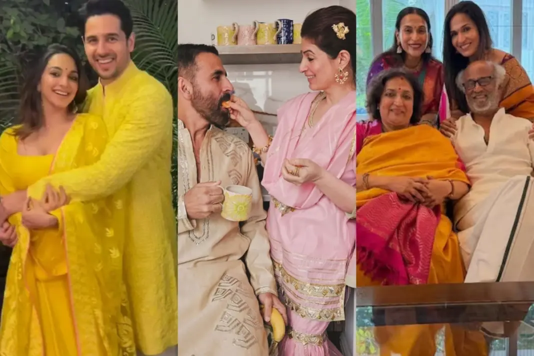 Diwali 2925 Celebrations - Akshay Kumar, Sidharth Malhotra and Kiara Advani, Rajinikanth and more