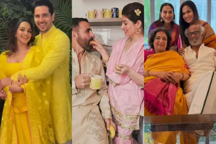 Diwali 2925 Celebrations - Akshay Kumar, Sidharth Malhotra and Kiara Advani, Rajinikanth and more