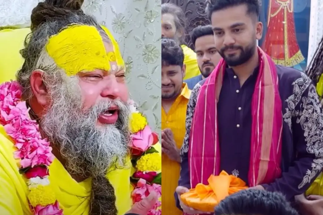 Elvish Yadav Viral Video - YouTuber meets Premanand Maharaj