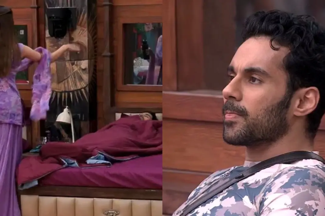Farhana bhatt and Abhishek Bajaj in Bigg Boss 19