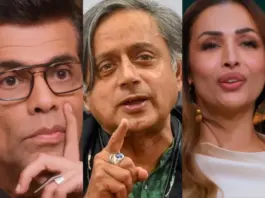 Karan Johar Malaika Arora and Shashi Tharoor