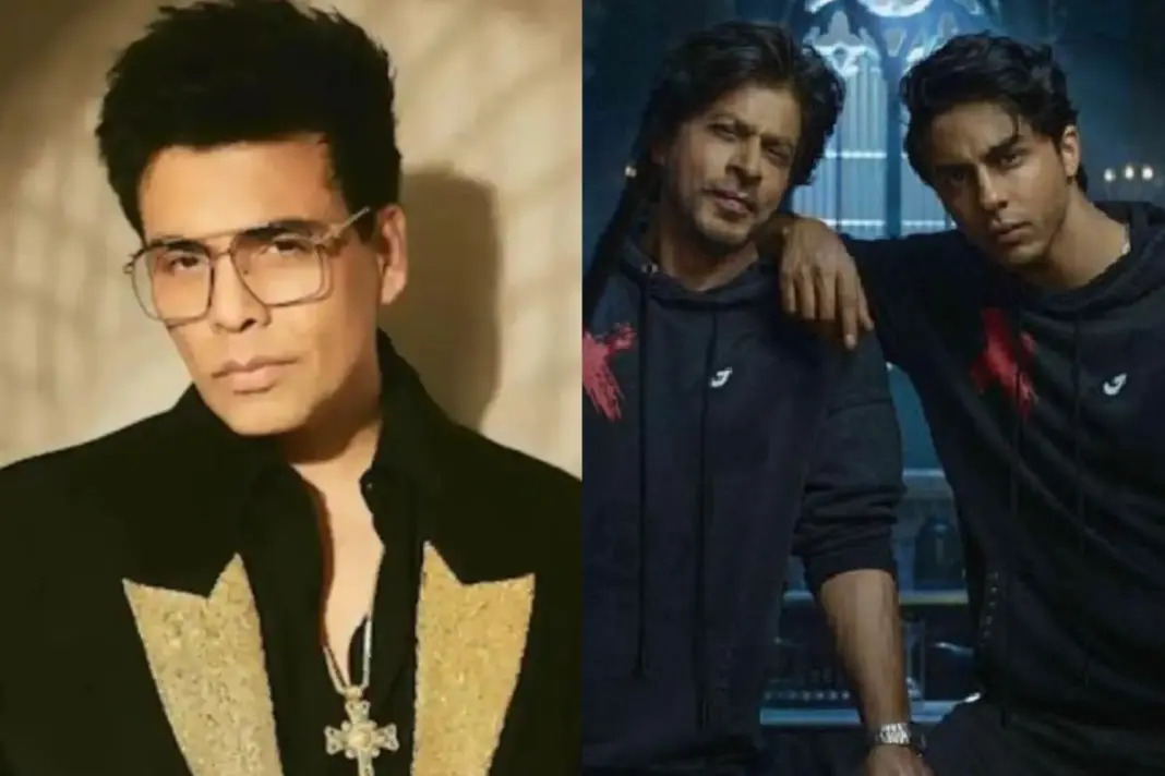 Karan Johar, Shah Rukh Khan and Aryan Khan