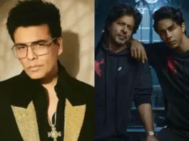 Karan Johar, Shah Rukh Khan and Aryan Khan