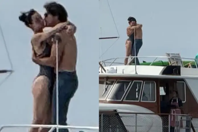 Katy Pery and Justin Trudeau Viral Photo Kissing on Yacht