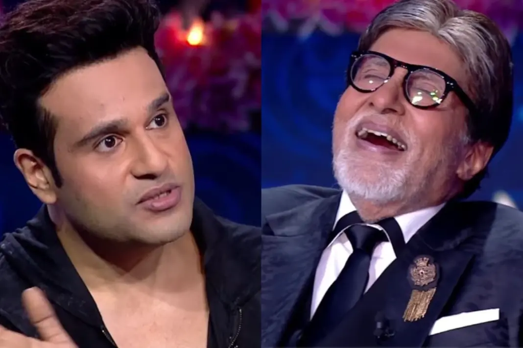 Kaun Banega Crorepati 17 Krushna Abhishek and Amitabh Bachchan