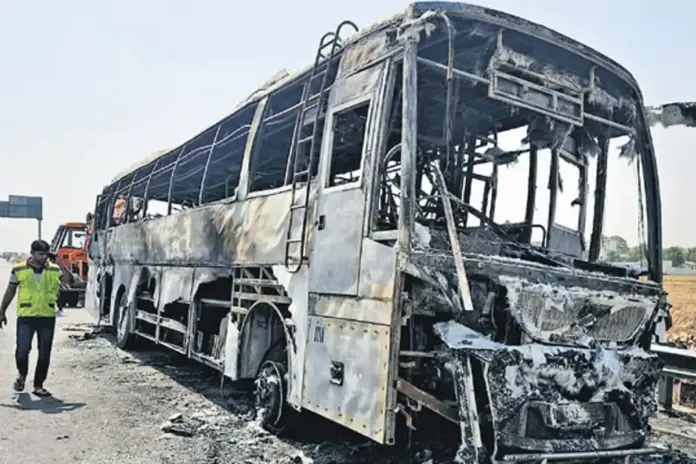 Kurnool-bus-fire Kurnool-bus-fire