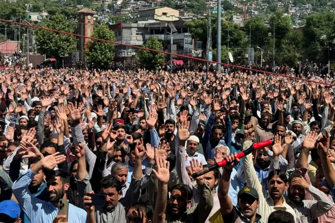 PoK- Protest