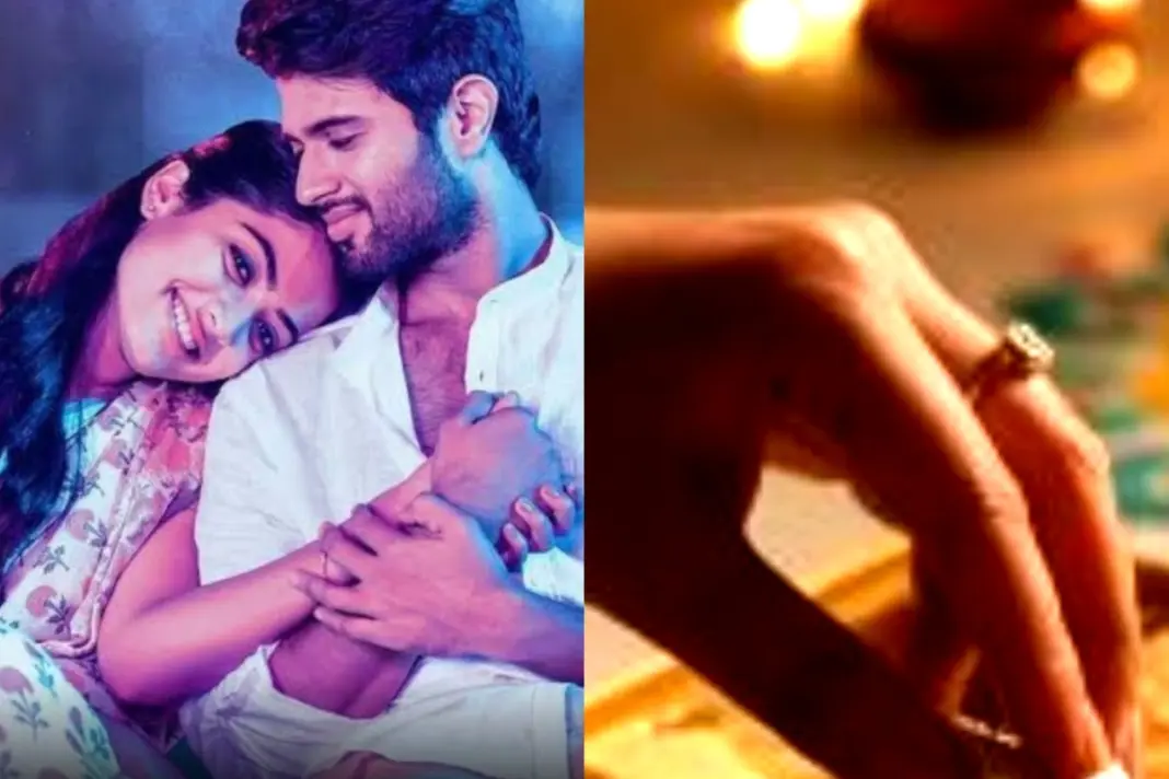 Rashmika Mandanna and Vijay Deverakonda engagement ring