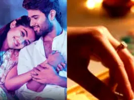 Rashmika Mandanna and Vijay Deverakonda engagement ring