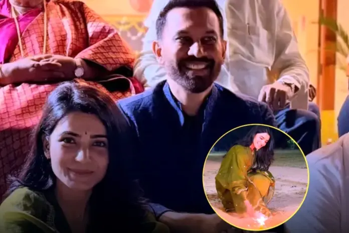 Samantha Ruth Prabhu Celebrates Diwali 2025 With Raj Nidimoru