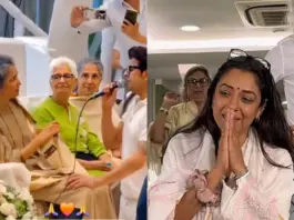 Satish Shah Prayer Meet - Wife Madhu, Rupali Ganguly