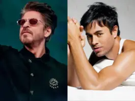 Shah Rukh Khan and Enrique Iglesias