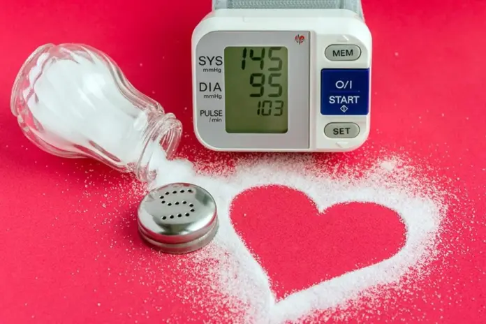 Sodium intake for heart health