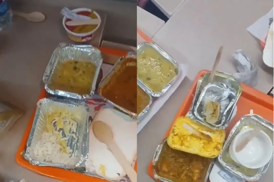 Vande Bharat Express Food Viral Video