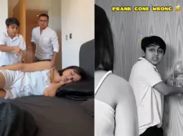 Viral Video: Prank Gone Wrong! Husband Uses Son To Wake Up Wife, Little One Taken to Task, Watch Viral Video