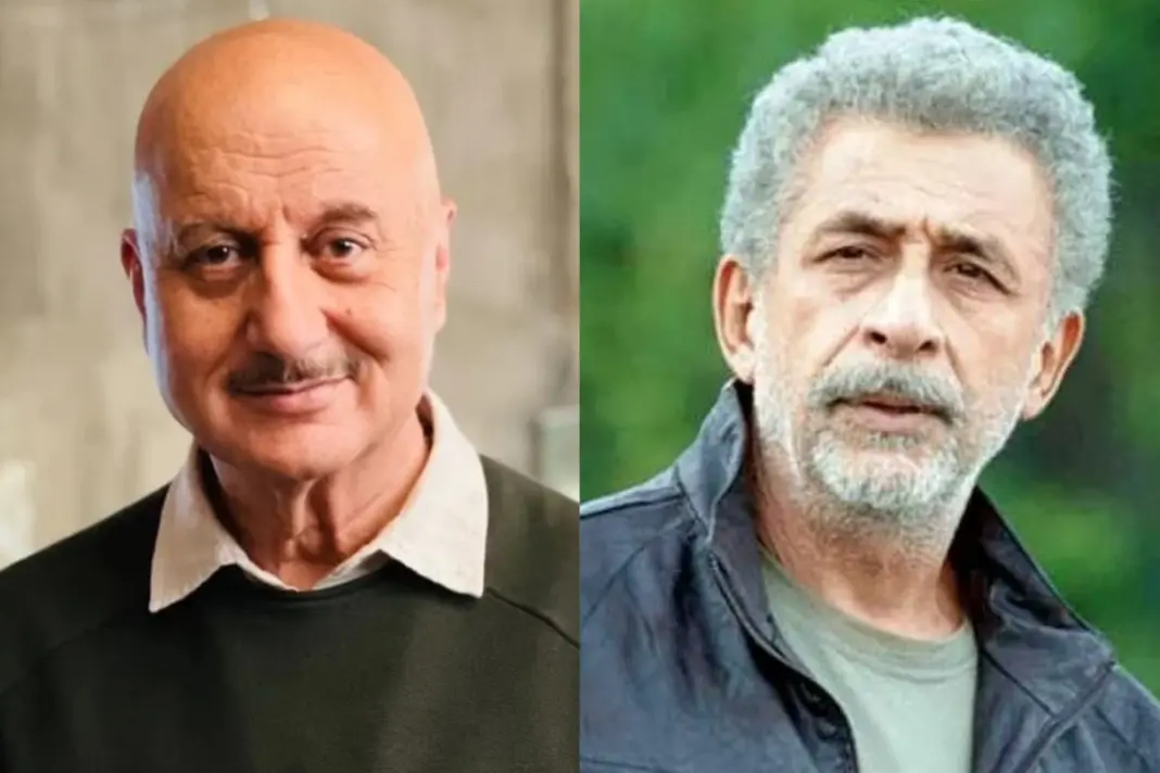 Anupam Kher and Naseeruddin Shah