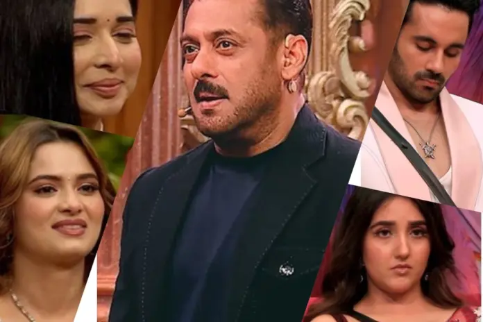 Bigg Boss 19 - Salman Khan slams Tanya mittal, Neelam Giri, Abhishek Bajaj and Ashnoor Kaur Bigg Boss 19 - Salman Khan slams Tanya mittal, Neelam Giri, Abhishek Bajaj and Ashnoor Kaur