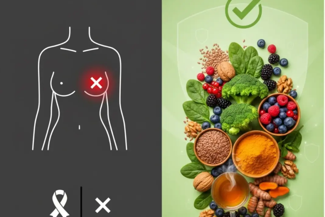 Breast Cancer Prevention - 6 superfoods that lower the risk