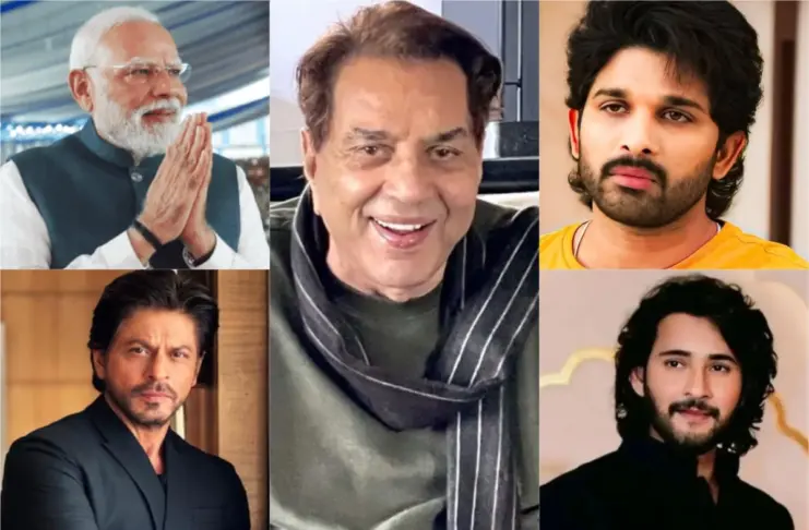 Dharmendra Death PM Modi, Shah Rukh Khan, Allu Arjun, Mahesh Babu and others pay tribute