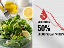 Diabetes Care Eating Salad Spikes blood Sugar