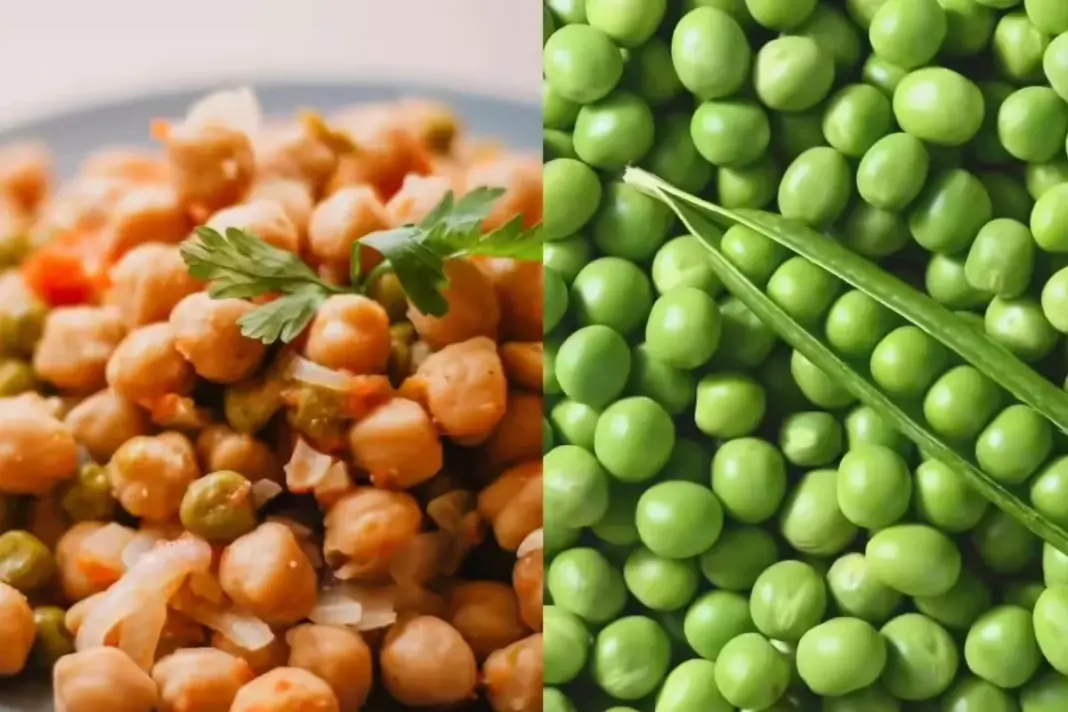 Green Peas vs Chickpeas