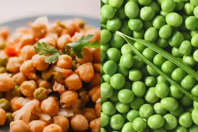 Green Peas vs Chickpeas