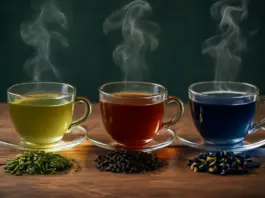 Green Tea vs Black Tea vs Blue Tea
