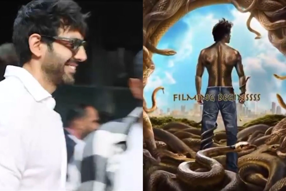 Kartik Aaryan Begins Shooting Naagzilla Viral Video Kartik Aaryan Begins Shooting Naa