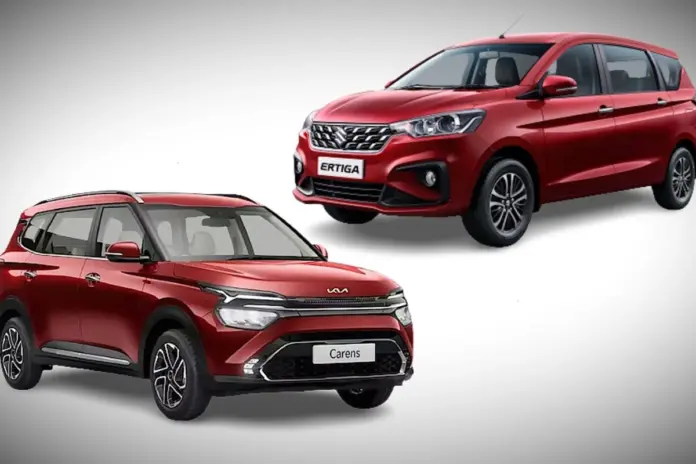 Maruti Ertiga 2025 Vs Kia Carens Maruti Ertiga 2025 Vs Kia Carens