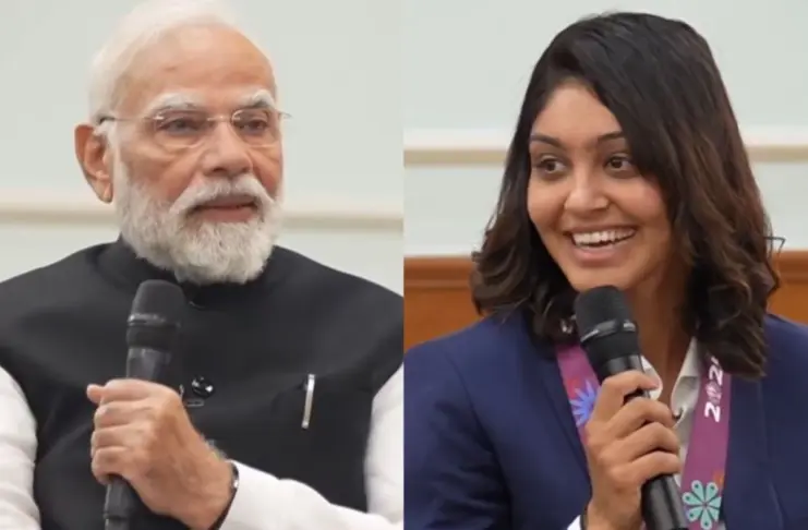 Narendra Modi Viral Video with Harleen Deol