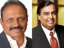 Raju Mantena and Mukesh Ambani