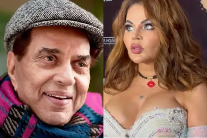 Rakhi Sawant Mocks Dharmendra Death Rakhi Sawant Mocks Dharmendra Death