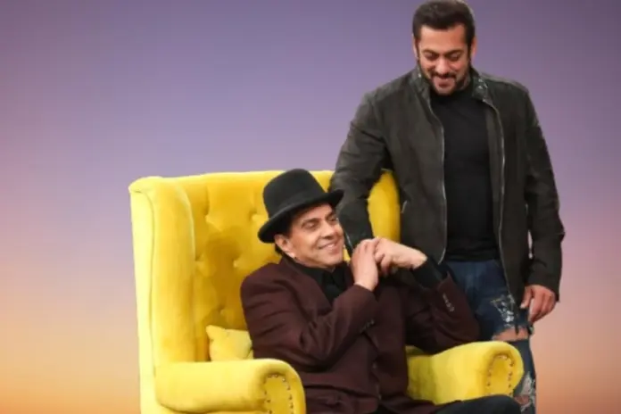 Salman Khan and Dharmendra Salman Khan and Dharmendra