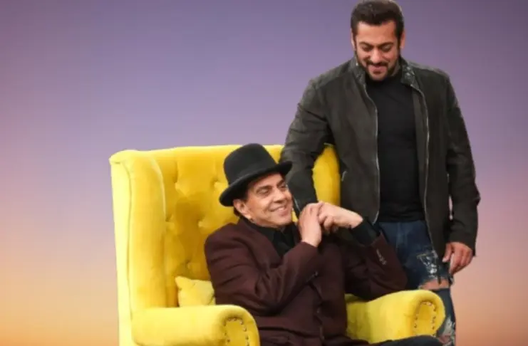 Salman Khan and Dharmendra
