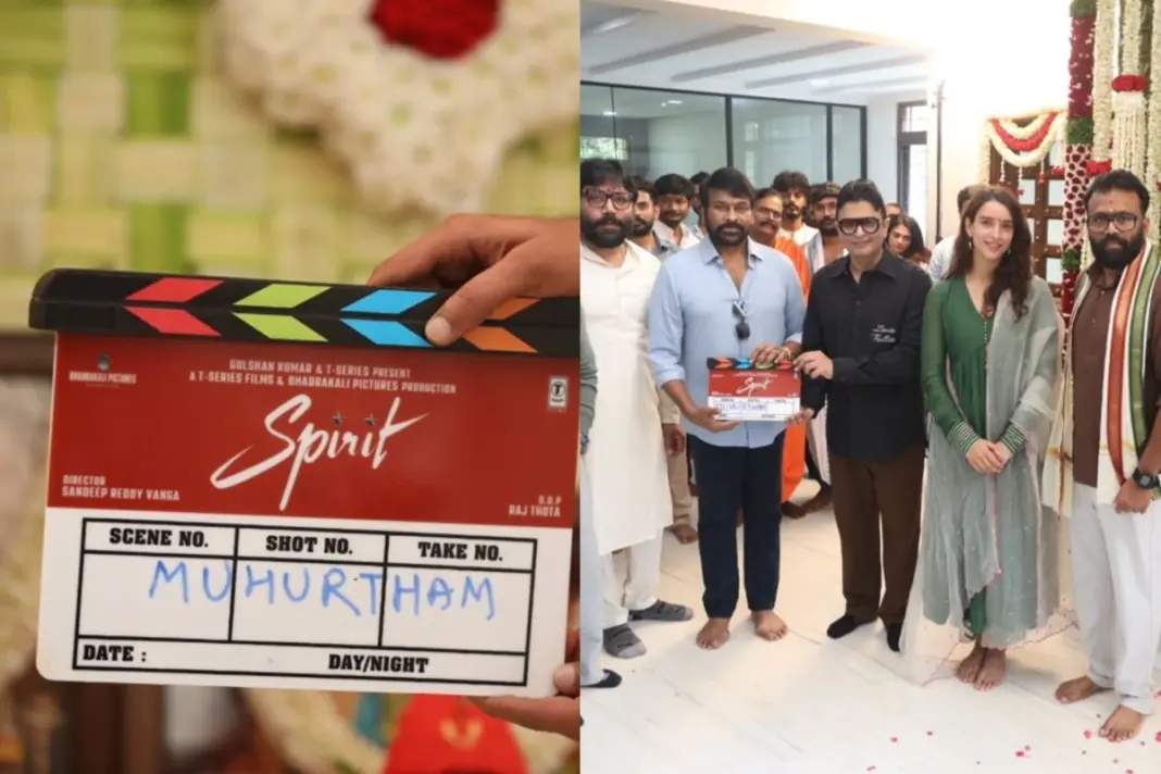 Spirit Goes on floors - Prabhas, Triptii Dimri and Sandeep Reddy Vanga