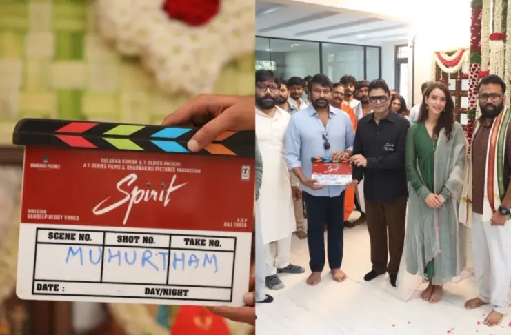 Spirit Goes on floors - Prabhas, Triptii Dimri and Sandeep Reddy Vanga
