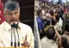 Srikakulam Temple Stampede: Andhra CM Chandrababu Naidu Blames Organisers After 10 Devotees Killed at Private Temple Srikakulam- Temple- Stampede