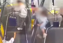 Viral Video: Little Child’s Life At Stake on Escalator as Mother Focuses on Luggage, Netizens Debate Parental Negligence Viral Video
