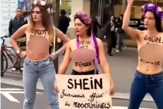 Viral Video Femen Artists Protest Against SHEIN Viral Video Femen Artists Protest Against SHEIN