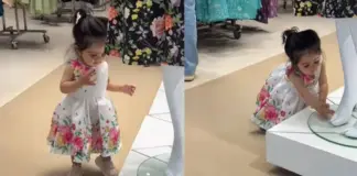 Viral Video: ‘After Spending 2 Weeks In India’ Little Cutie Touches Mannequin’s Feet, Netizen Says ‘Power Of…. ‘ Viral Video