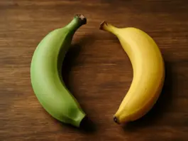 green banana vs yellow banana