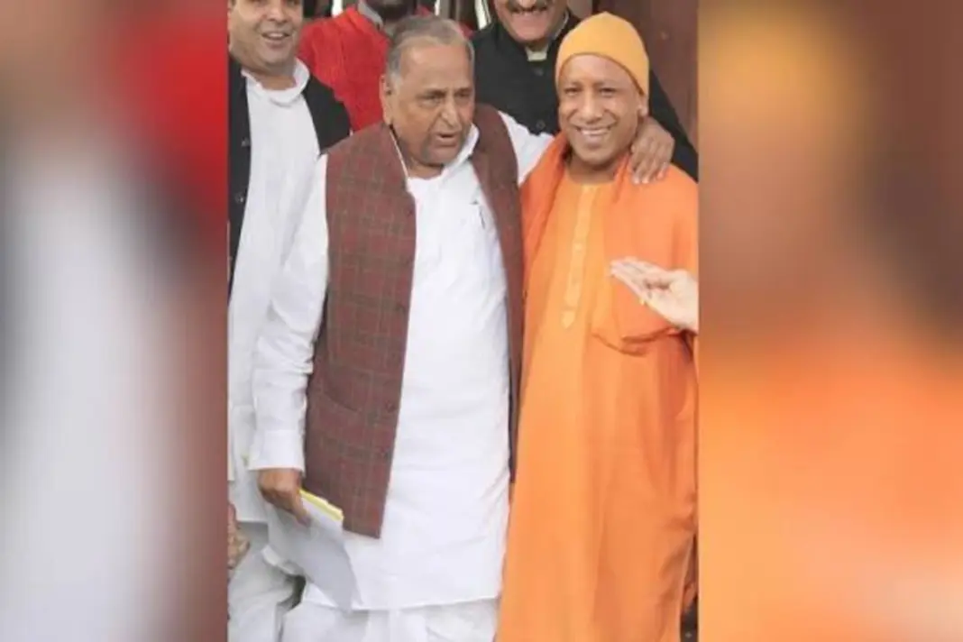 Yogi Adityanath and Mulayam Singh Yadav
