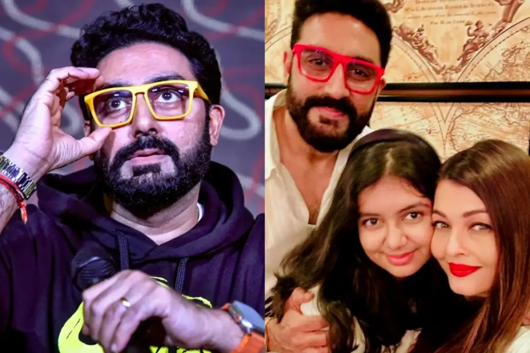 Aaradhya Bachchan with Abhishek Bachchan and Aishwarya Rai Bachchan