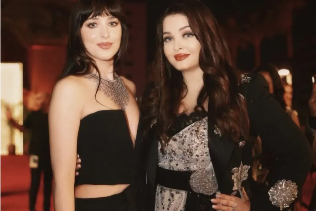 Aishwarya Rai and Dakota Johnson at Red Sea International Film Festival 2025