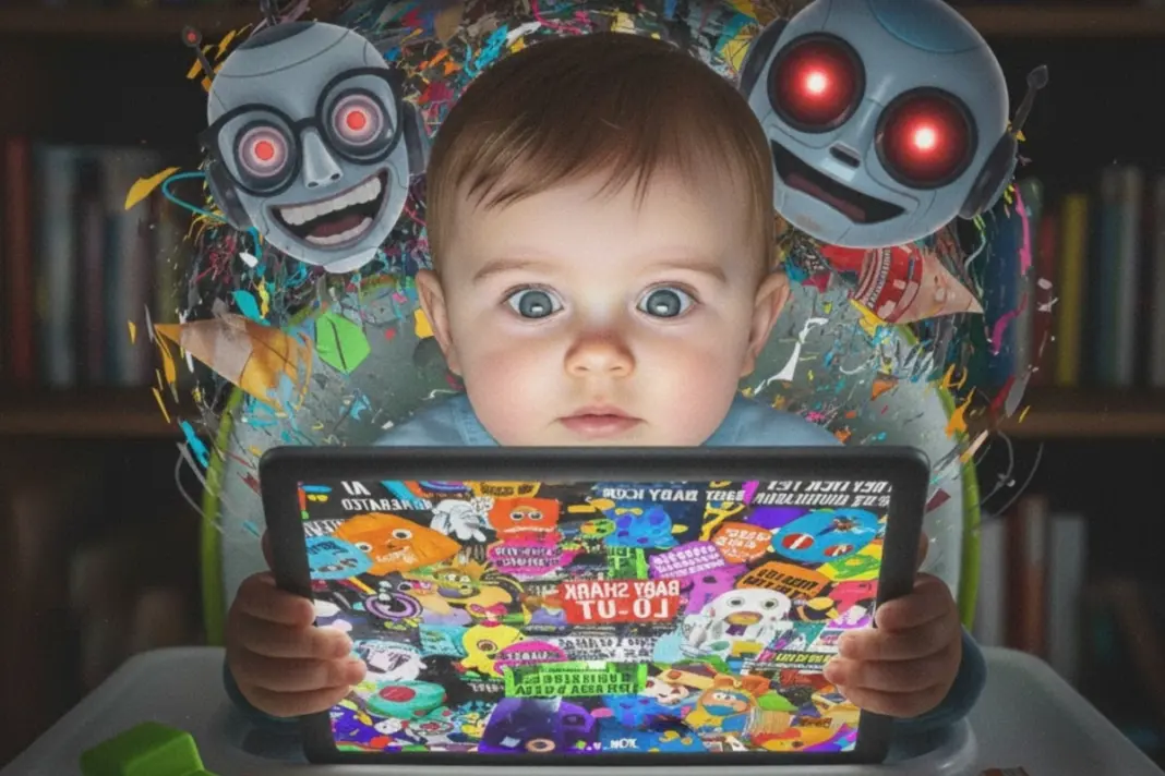Artificial Intelligence and YouTubers feeding kids with poor content